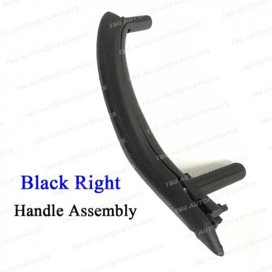 Door Pull Handle Cover with Leather Assembly For BMW X5 X6 F15 F16 2014 -2018