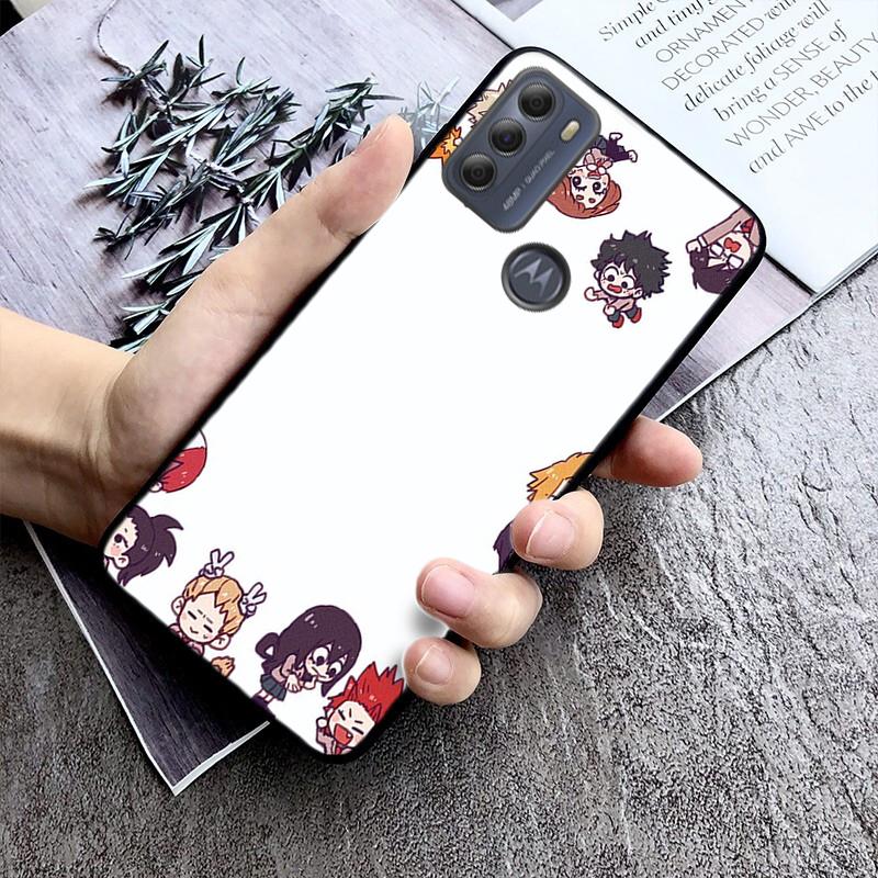 My Hero Academia Phone Case for Motorola Moto E32 E20 E40 G22 G52 G20 G30 G100 G60 G50 G10 GPure GStylus G9 One Action Macro