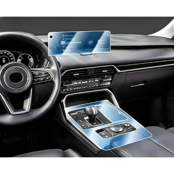 Dla Mazda CX-60 2022-2025 CX-90 2024-2025 Folia Wnętrza Przezroczysta Folia TPU Konsola Środkowa Folia Ochronna PPF Odporna na ZarysowaniaDobry produkt