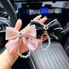 Camellia Bow & Pearl Keychain Pendant for Bags