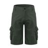 Men's OutdoorLoose Casual Pants Multi-Pocket Solid Color Cargo Shorts