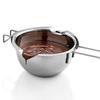 1pcs Chocolate Melting Pot Milk Melting Tank Stainless Steel Cheese Caramel Pot Bowl Baking