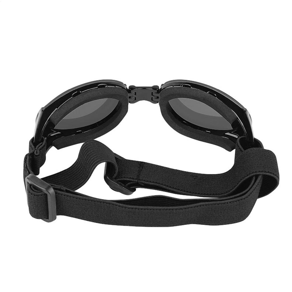 Dog Goggles Medium Breed Puppy Shades Sunglasses Foldable Anti-Glare Pet Shade With Adjustable Strap For Skiing Seaside
