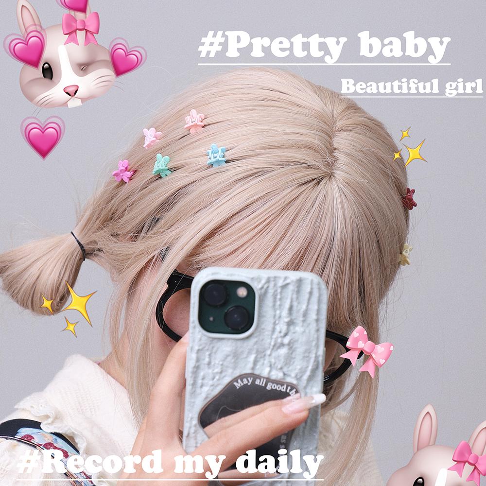 10/20/30Pcs New Colorful Butterfly Mini Hair Clip Claw Grip Barrettes Clamps Girls Hairpin Claw Clip Hair Styling Accessories