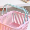 Cesto Portaoggetti da Cucina Vuoto Portatile Cesti Doccia Bagno Cesti da Tavolo per Frutta Giocattoli Bambino Snack Organizer in Plastica
