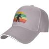 Sandwich Baseball Cap for Men & Women, 3-Layer Contrast Design Adjustable Hat, Lightweight Durable Cap