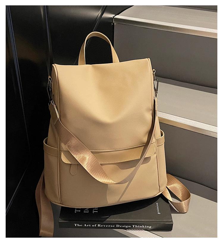 Women's 2026 Korean Style Waterproof Oxford Cloth Backpack - Trendy, Versatile, Lightweight Commuter Bag
