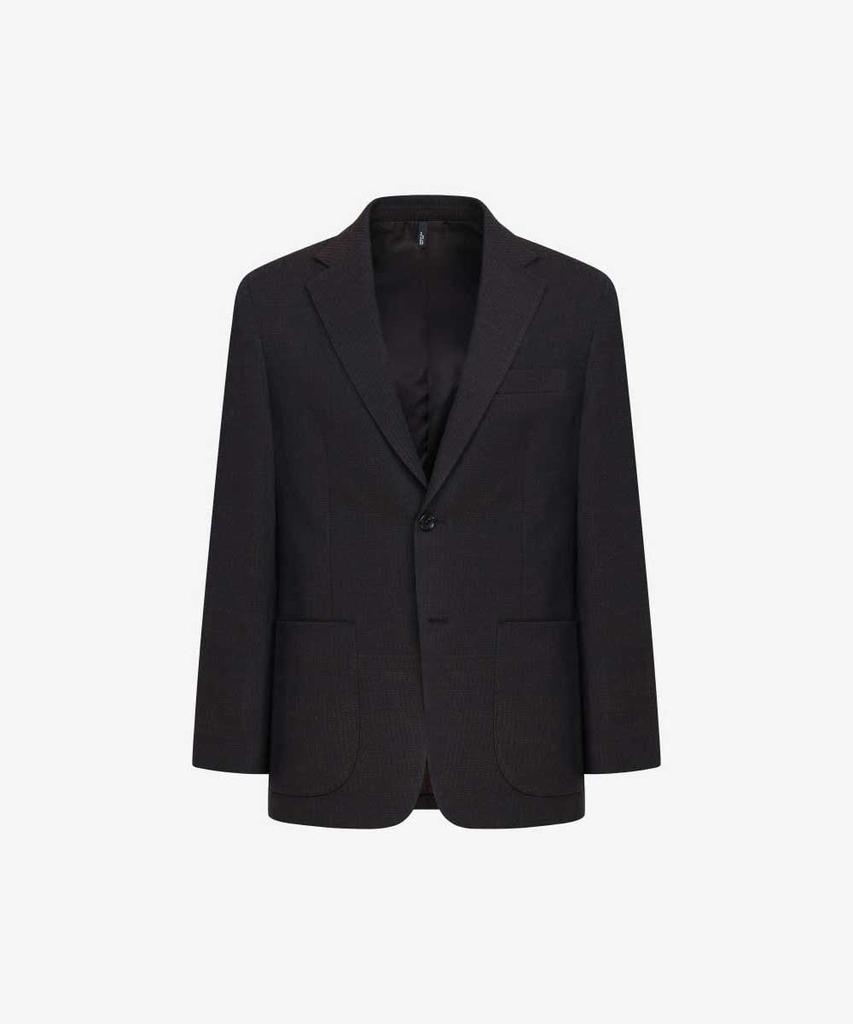 Sieg Italian Exclusive Wool Blend Jacket Navy (Pjeah4006)