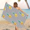 Beach Mat, Microfiber Beach Towel, Ultralight Colored Bath Towel, Sand-proof Beach Mat, Multi-purpose Towel, Suitable For Travel And Swimming Pools.