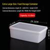 ZISIZ Square Plastic Food Storage Containers