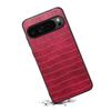 For Google Pixel 10/Pixel 10 Pro Case Crocodile Texture Design Leather Slim Back Cover