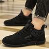 Men's Lightweight Sports Shoes Khaki Flat Bottomed Hiking Outdoor Men's Vulcanized Shoes Anti Slip Wear-resistant Travel Shoes