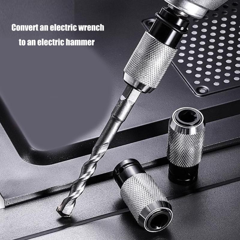 Multipurpose Drill Socket Adapter Converts Electric Wrench To Hammer Conversion For Power Tool And Ratcheting Wrenches