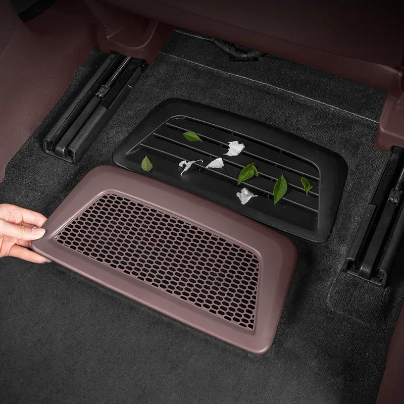 For NIO ES8 2026 Under Seat Air Conditioner Air Outlet Dust Proof Mesh Cover Anti Blocking Car Interior Modified Accessories