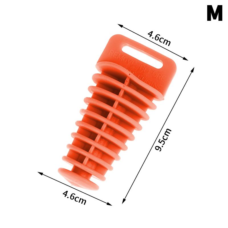 1Pc Universal Motorcycle Exhaust Pipe Tailpipe Air-bleeder Plug Exhaust Silencer Wash Plug Pipe Protector Motorcycle Accessories