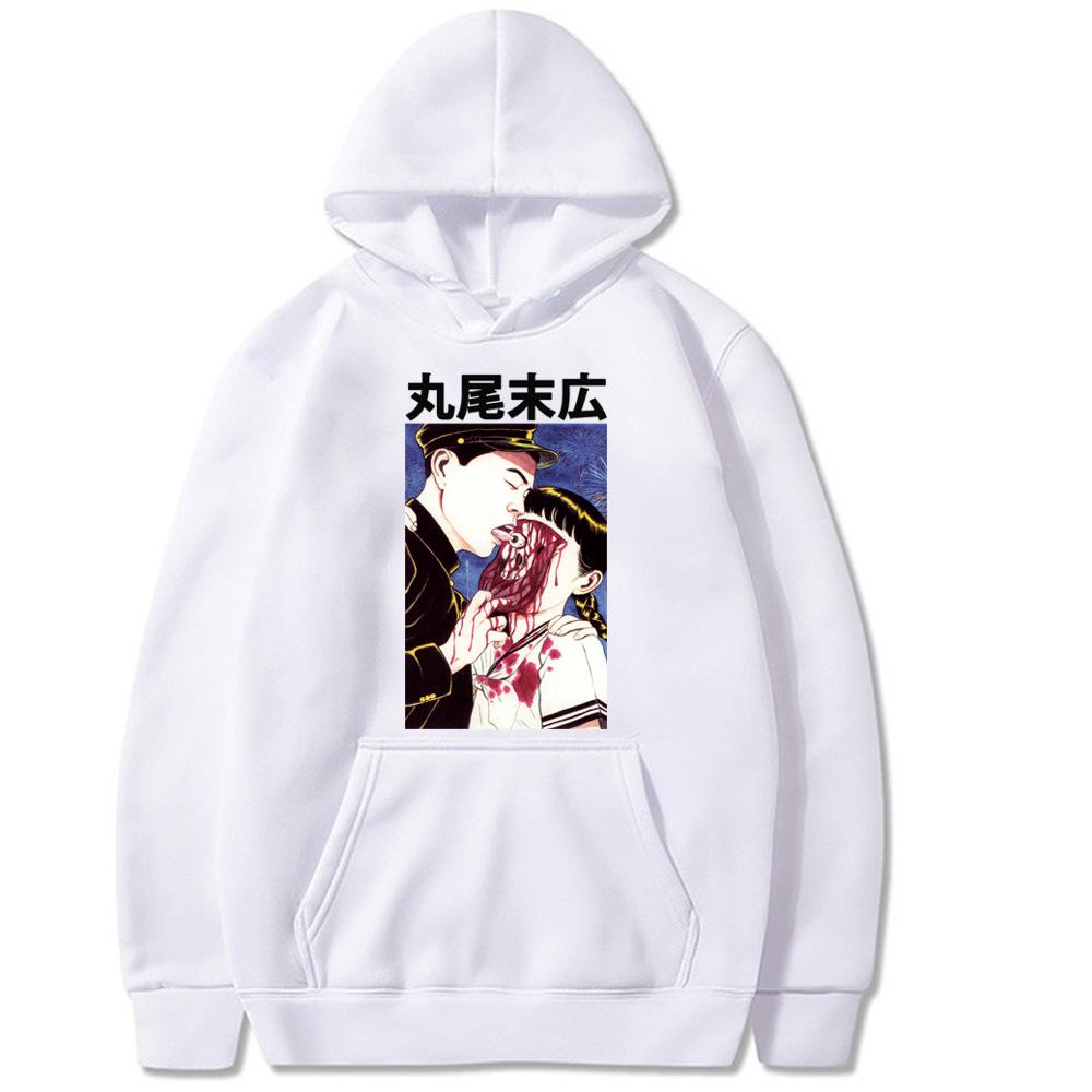 Japanese Comics Maruo Suehiro Hoodie Junji Ito Men's Hoodie Sweatshirt Men Women Fashion Design Pullover Fleece Hoodies