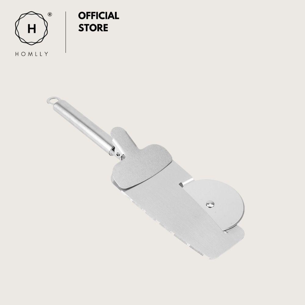 Homlly Tonii Pizza Wheel Cutter with Serve spoon