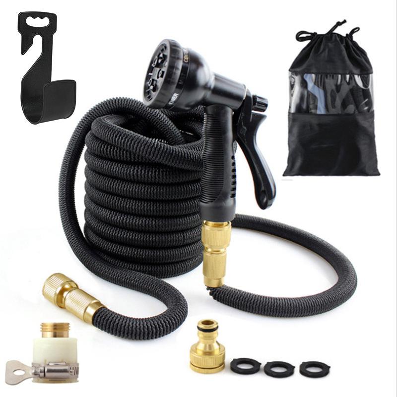 Collapsible High-Pressure Garden Hose & Water Gun Set for Car Wash & Gardening