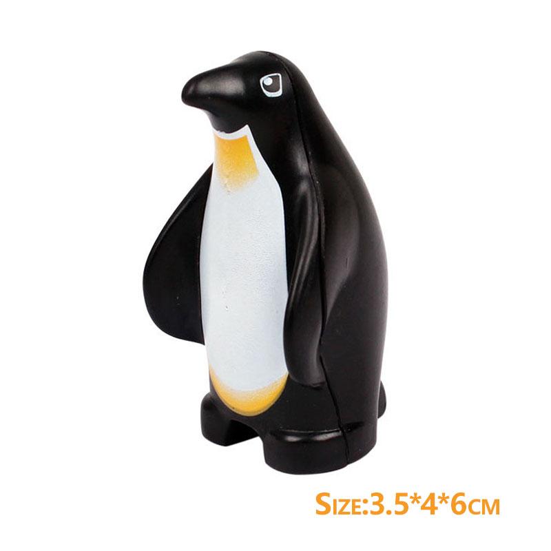 1Pcs Big Block Building Classic Marine Animal Wildlife Penguin Whale Compatible Duplo Bricks Set Supplement Toy For Children