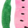 Watermelon Semicircle Short Plush Pencil Bag Stationery Storage Zipper Case