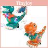 Interactive Green Dinosaur Toy With 360 Motion Lights And Music Perfect For Kids