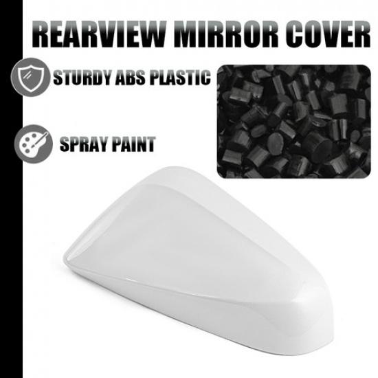 1x Left Dirver Side Rear View Mirror Cover Cap For 2016-2020 Lexus RX & NX White