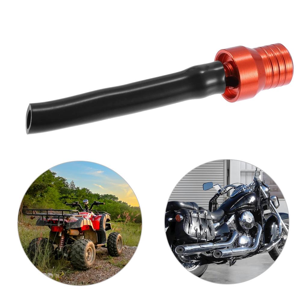 ACROPIX Gas Cap Gas Fuel Tank Cap Vent Breathing Tube Hose Universal Fuel Tank
