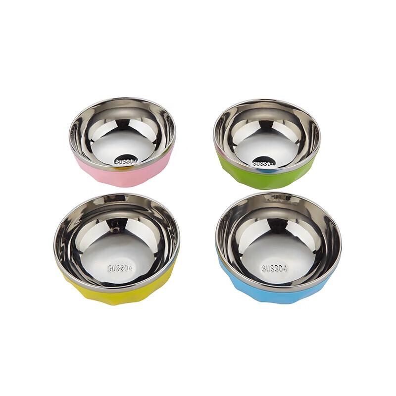 RSFH Stainless Steel Colorful Bowl & Chopsticks Set