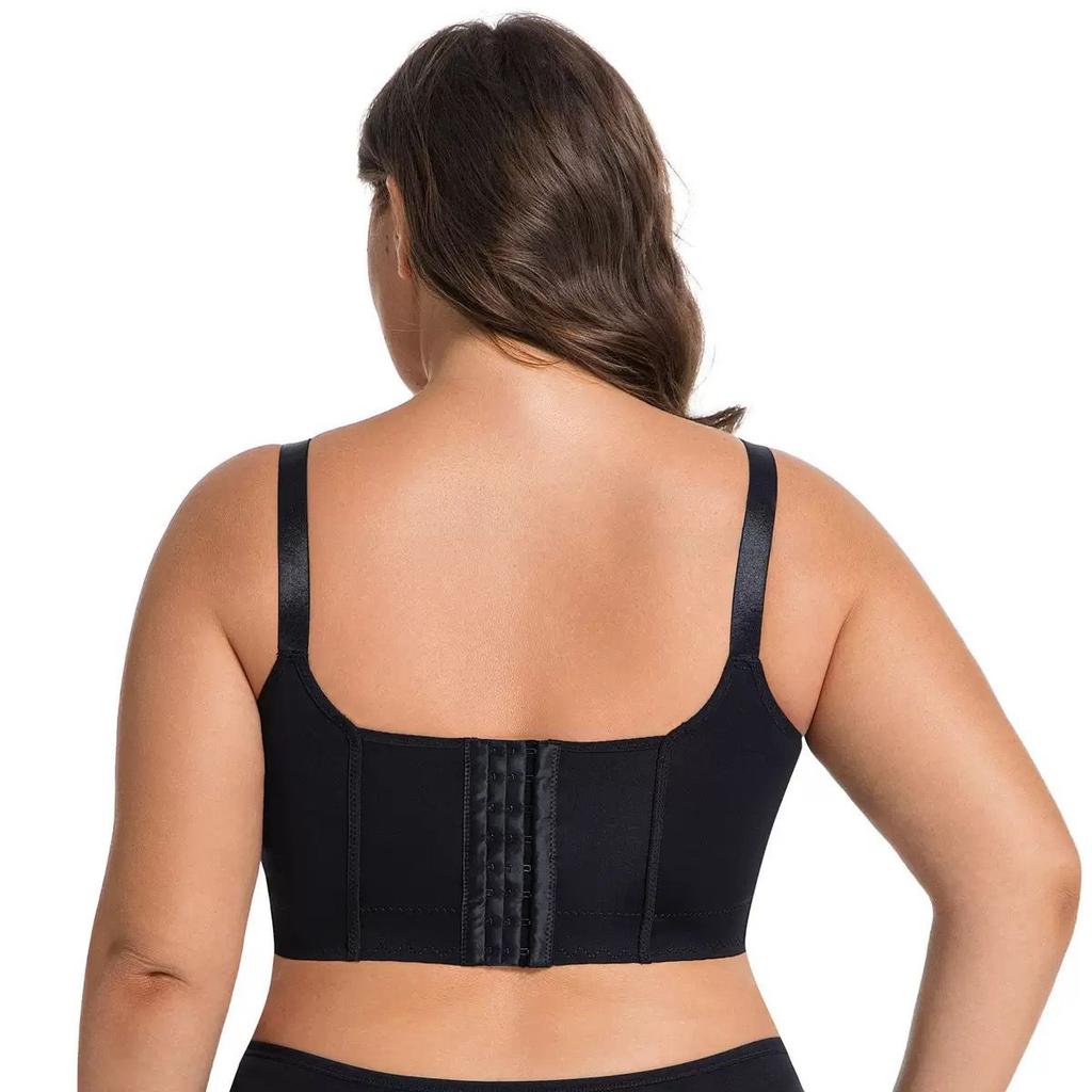 Large Size Thin Cup Lace Underwear for Women with Side Breast Adjustment and Underwire Bra