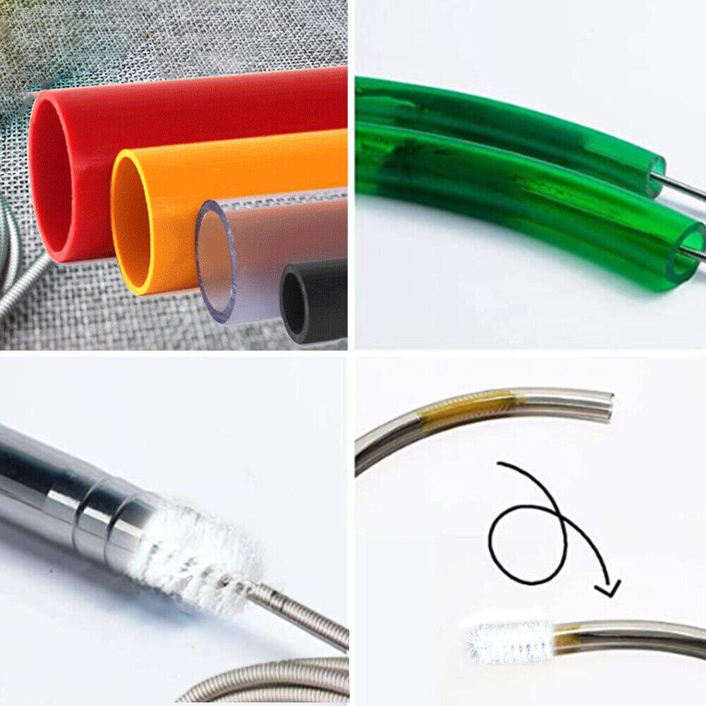 200cm 90 Long Pipe Cleaner Flexible Pipe Nylon Cleaning Brush Fish Tank Bath