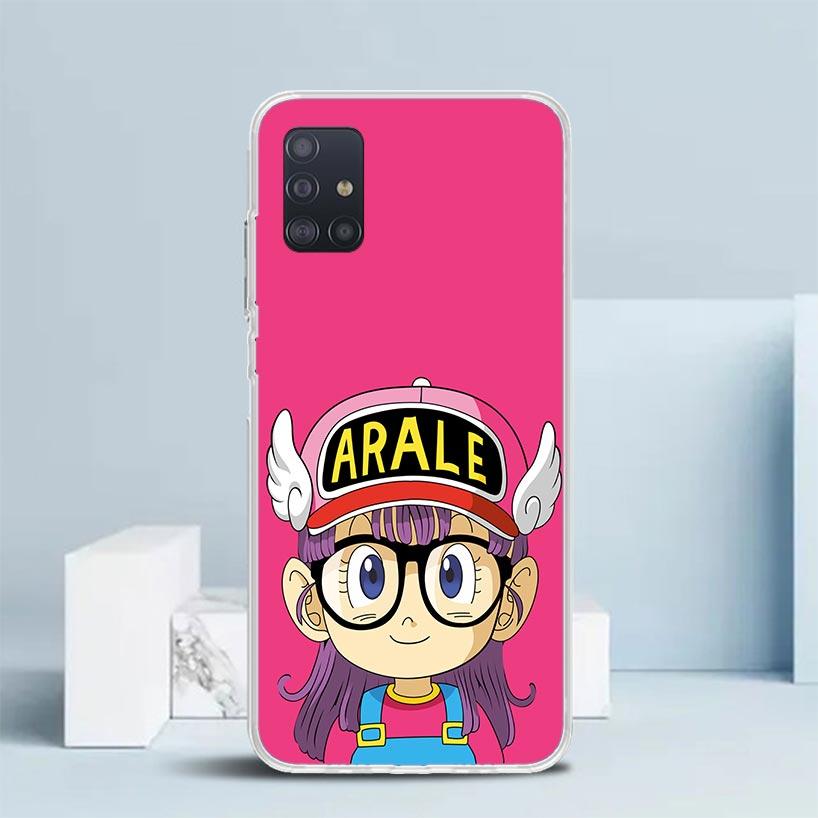 Arale Dr Slump Soft Cover for Samsung Galaxy A12 A22 A32 A52 A72 A02S Phone Case Note 20 Ultra 10 S10 Plus A51 A71 A50S A20S A10