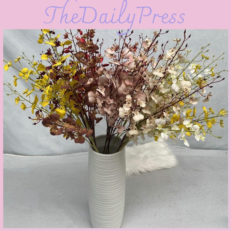 Artificial Orchid Elegant Flower Bouquet For Wedding And Interior Decoration