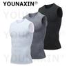Men's Sleeveless T-Shirts Base Layer Vest Basketball Cycling Yoga Boy Sports Gym Fitness Running Training Top S M L XL 2XL 3XL