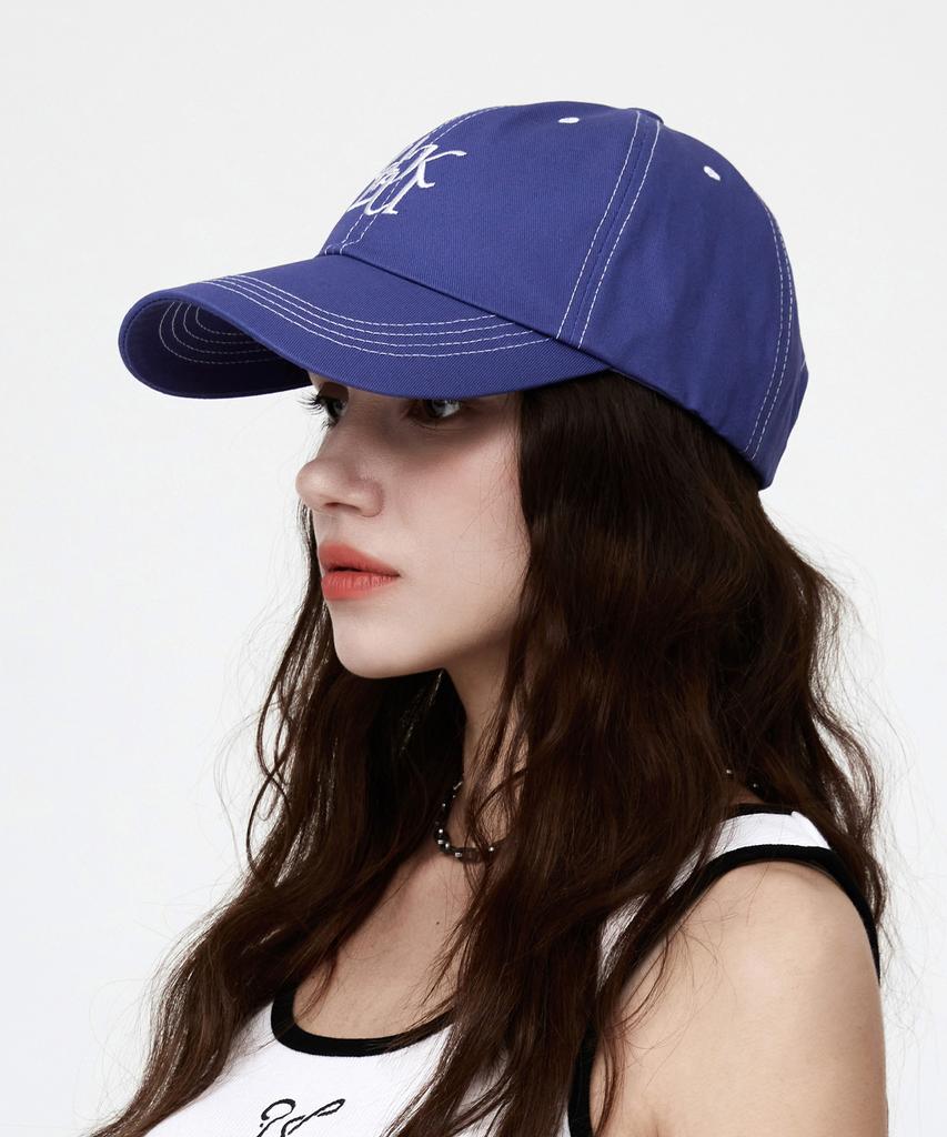 ULUK Lucida Stitch Embroidered Ball Cap_Purple