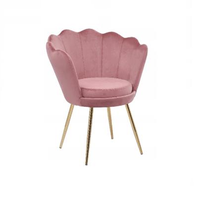Decorative Armchair Shell Velvet Pink Novio Family Furniture