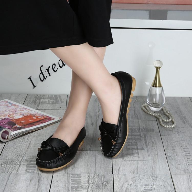 Plus Size Candy Color Flats Shoes Women Loafers Soft Slip On Shoes Woman Ballet Flats Boat Shoes Ladies Shoes Zapatos Muje Gift