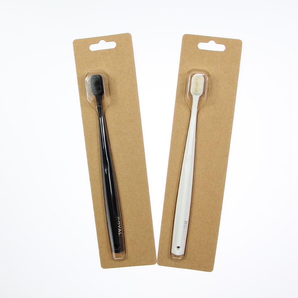 Luxury Biodegradable Corn Starch Brush Handle Super Soft 10000 Bristles Toothbrush Adult PLA Eco Sensitive Tooth Brush чёрный
