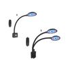 Luce LED per acquari 6/7w LED per acquari di piccole dimensioni Luce per acquari con clip Colore della luce regolabile