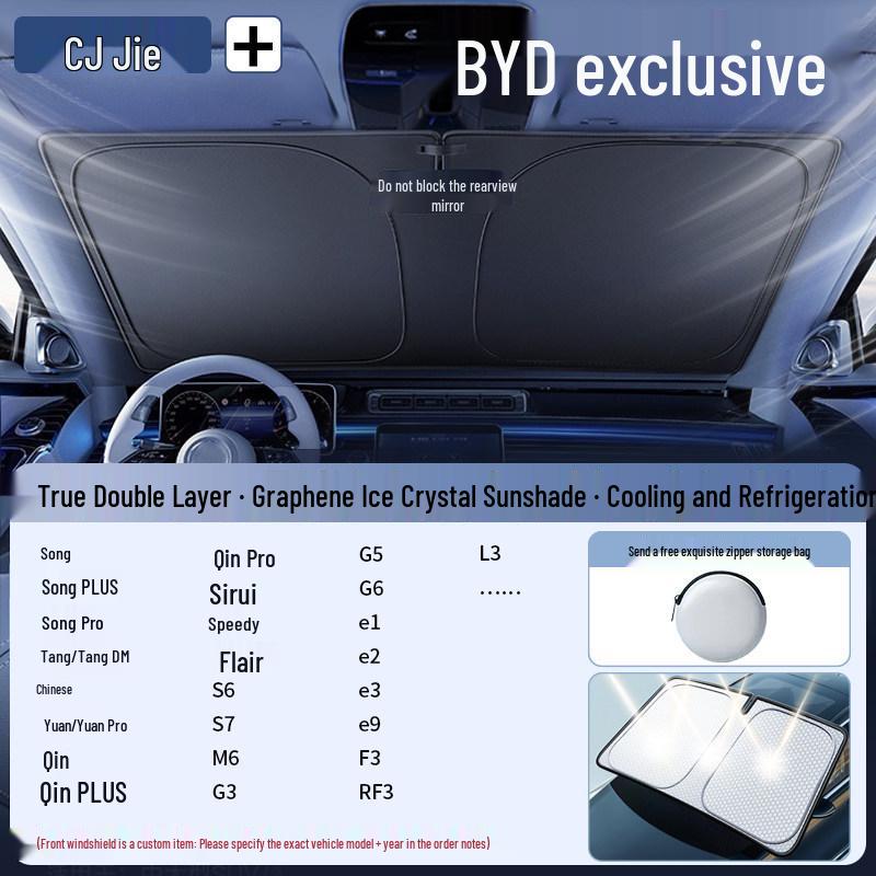 Car Windshield Sunshade Umbrella - Heat and Sun Blocker Visor Cover