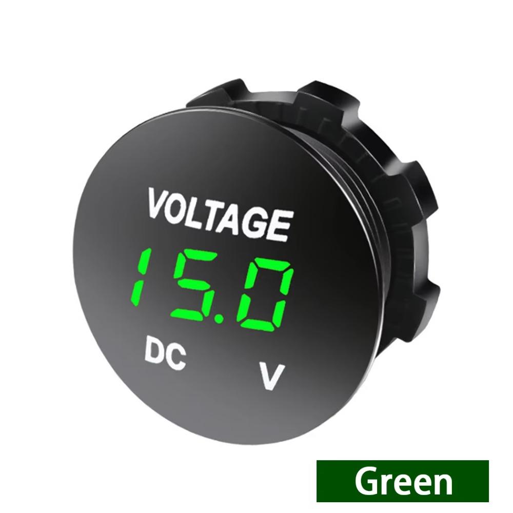 DC 12V-24V Mini Digital Voltmeter Voltage Meter Tester Led Display for Car Auto Motorcycle Boat ATV Truck Refit Accessories