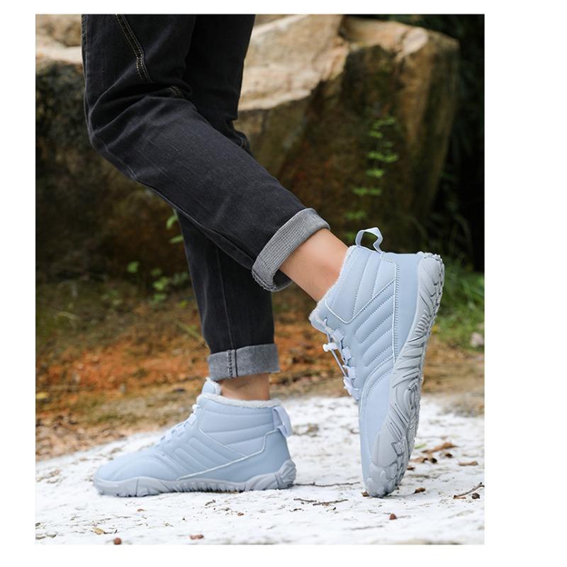 Outdoor Sports Shoes, Men and Women Padded Warm Boots, Wear-resistant Non-slip Snow Boots, Winter Thickening Couple Shoes