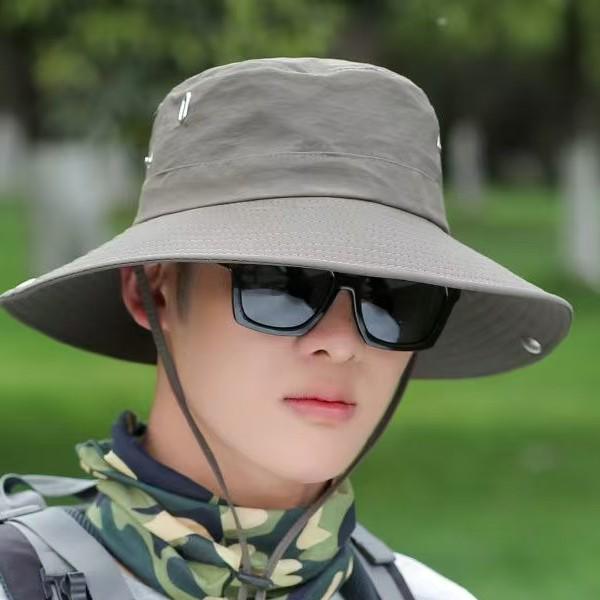 Unisex Outdoor Wide Brim Sun Protection Hat for Fishing and Mountaineering