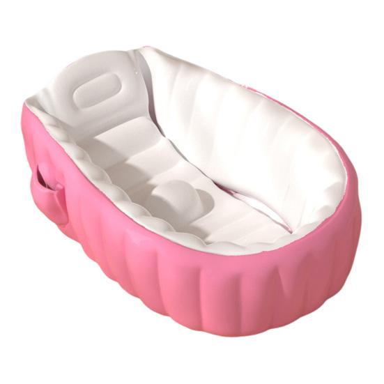Girls Inflatable Bathtub Easy Storage Baby Shower Tub Kids Inflatable Beach Camping Bathtub Multi-functional Pool