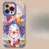 The Clown Is Compatible with Apple 16, Anime 15plus, Cartoon 14, Silicone Soft Case 13, Mini Phone Case Promax