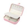 Compact Travel Jewelry Organizer: Earring & Necklace Storage Box
