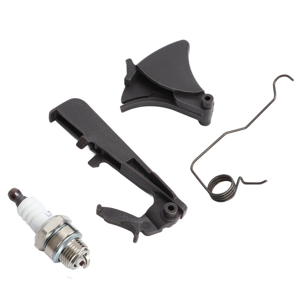 Benzin-Kettensäge Zündkerzen-Kit ABS Eisen Gashebel Zündkerze für Husqvarna 340 345 346XP 350 351 353 357XP 359