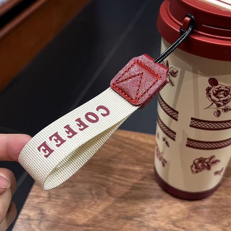 High-Value 316 Stainless Steel Floral Thermos: Large Capacity Coffee Cup for Kids & Cars