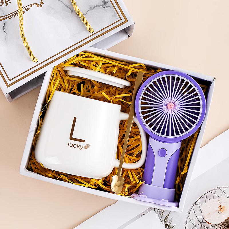 Jimi Ceramic Mug and Fan Gift Set