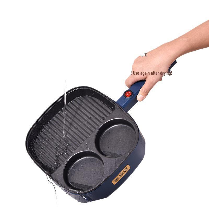 Multi-Functional Non-Stick Breakfast Maker for Burgers, Fried Eggs, Pancakes, Steaks, and Sandwiches