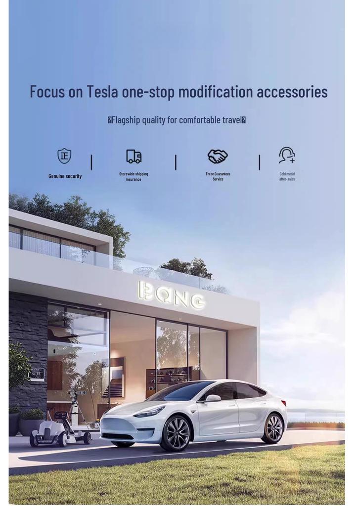 Refreshed Tesla Model Y 6-Seater Trunk Side Organizer